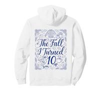 The Fall I Turned 10 Cute Autumn 10th Birthday Pullover Hoodie