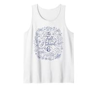 The Fall I Turned 6 Cute Autumn 6th Birthday Tank Top