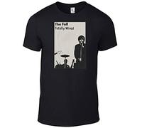 The Fall/Mark E Smith T-Shirts Totally Wired Cd Single Vinyl Image Band Tee Black Color_ Black,Size_ XL