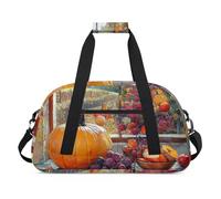 The Fall Modern Design Gym Bag Sports Duffle Bag Weekend Sleepover Duffel Bags Small Travel Tote for Overnight Workout Gymnastics Dance Ballet, The Fall Modern Design, 18.9 x 8.7 x 10.6 in, Duffel