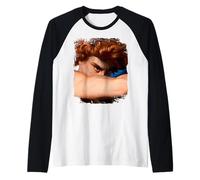The Fallen Angel Alexandre Cabanel Fine Art Design Raglan Baseball Tee
