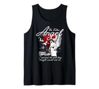 The Fallen Angel, Dark Romance Melting Red Rose Tee Tank Top