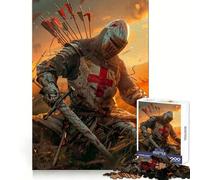 The Fallen Crusader Jigsaw Puzzles 1000 Pieces for Teenagers Strong Logic Toy Home Activity Clear Edge Cherished Gift (38x52cm)