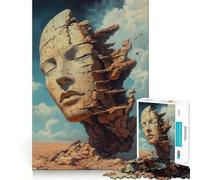 The Fallen Titan Jigsaws 1000 Pieces for Adults Brain Challenge Toy Peaceful Time Clear Cut Art Collectible (38x52cm)