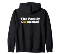 The Family Comedian Funny Brother Sister Jokester Zip Hoodie