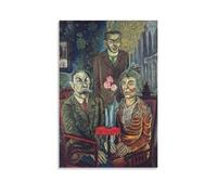 The Family of The Painter Adalbert Trillhaase Otto Dix Painter Poster Poster Cool Artworks Painting Wall Art Canvas Prints Hanging Picture Posters 12x18inch(30x45cm)