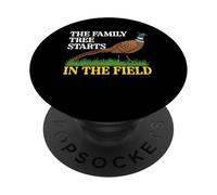 The Family Tree Starts In The Field Pheasant Hunting PopSockets Adhesive PopGrip