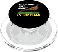 The Family Tree Starts In The Field Pheasant Hunting PopSockets PopGrip for MagSafe