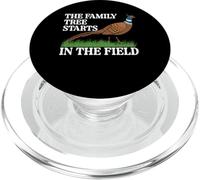 The Family Tree Starts In The Field Pheasant Hunting PopSockets PopGrip for MagSafe