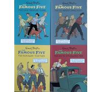 The Famous Five Graphic Novel Collection - 4 Books by Enid Blyton (Featuring Five Go to Smuggler's Top, Five Run Away Together, Five Go Adventuring Again & Five on a Treasure Island)