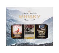 The Famous Grouse Whisky Selection, 3x5cl Scotch Whisky, 40% ABV, Ideal for gifting Whisky Drinkers on Christmas and Birthdays, Premium Packaging by Blue Tree Gifts