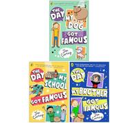 The Famous Series 3 Books Collection Set By Jen Carney (The Day My Dog Got Famous, The Day My School Got Famous & The Day My Brother Got Famous)
