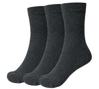 The Fancy Dres 3 Pairs Womens Socks Soft Breathable Leisure Ladies Crew Socks Sports Work Everyday Casual Mid Calf Socks Women Shoe Size 4-6, Grey