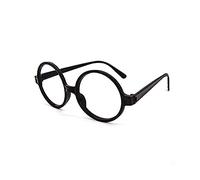 The Fancy Dress® Boys Girls Nerd Geek Glasses with Clear Lenses - Adult Retro Wizard Glasses Round Thick Funny Goggles Glasses - Kids Fun Party Fancy Dress Accessory
