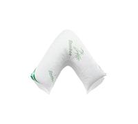 The Fancy Dress® Extra Filled V Shape Pillows Orthopaedic Bamboo Memory Foam Pillow - Nursing Maternity Pregnancy Support Pillow Comfort For Neck, 76cm x 47cm