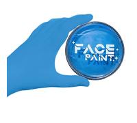 The Fancy Dress Face & Body Makeup | Professional Colour Face Painting | 7.8g | Blue Face Paint For Kids, Adults, Zombie, Halloween, Festivals Make Up (Face Paint Blue)