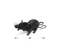 The Fancy Dress Halloween Decorations Accessories, Realistic Spooky Hanging Ghosts Skelton Table Crafts Horror Night Indoor Outdoor Party Accessory Decorative Ornaments Garden Décor, Rat 20cm