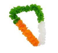 The Fancy Dress® Irish Lei Hula Ireland Flag Flower Garland St. Patrick's Day Fancy Dress Party Necklace Accessories (Irish Lei Hula)