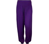 The Fancy Dress® Kids Girls Harem Leggings Loose Baggy Style Full Length Trouser Casual Elastic Waist Ali Baba Pants Yoga Dance Legging Purple, 7-8