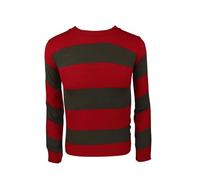 The Fancy Dress Men's Halloween Nightmare On Elm Street Costume Red Green Stripe Knitted Jumper Fancy Dress Outfit (Small)