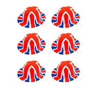 The Fancy Dress® Mini Union Jack Bowler Hat United Kingdom British Flag Hat Jubilee Party Ve Day Costume Accessory (Pack of 3)