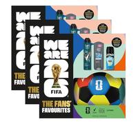 The Fans Favourites FIFA Gift Set for Him- 3 Pack, Anti-Perspirant, Body Wash, Body Spray & Limited Edition Skills Football with Pump, 3pc Grooming Kit for Men, Official FIFA Merchandise