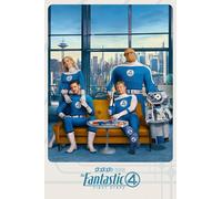 The Fantastic 4 First Steps Movie Poster 2025 (A4)