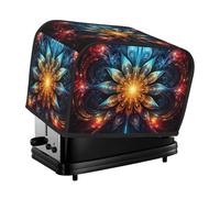 The Fantastic Flowers toaster cover is suitable for 2 small toaster covers with wide slots and comes with a storage pocket to meet diverse baking needs.