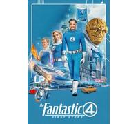 The Fantastic Four First Steps (2025) Movie Poster Framed or Unframed Glossy Poster (A1 594 × 841 mm Unframed)