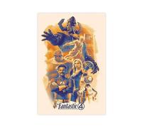 The Fantastic Four First Steps Canvas Poster Wall Art Decor Print Picture Paintings for Living Room Bedroom Decoration 12x18inch(30x45cm)