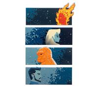 The Fantastic Four: First Steps Characters Pin Set
