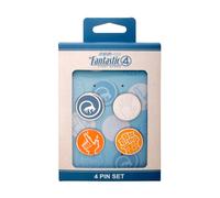 The Fantastic Four: First Steps Symbols Enamel Pin Set