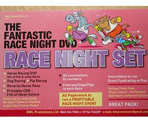 THE FANTASTIC RACE NIGHT DVD SET FOR FUNDRAISING OR HOUSE PARTY EVENTS-GREAT PACK