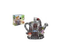 The Faries Enchanted Garden LED Solar Fairy Powered Watering Can House