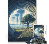 The Farm Tree Teenagers 1000 Piece Jigsaw Puzzle Memory Gain Light Relax Design Assembly Wall Art Decor (38x52cm)