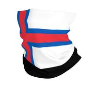 The Faroe Islands Faroese Faeroese Classic Flag Unisex Tube Scarf Comfortable Bandana Microfiber Neck Gaiter For Fishing Football Running
