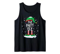 The Farty Elf Christmas Family Matching Xmas Group Funny Tank Top