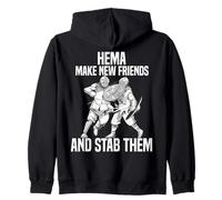 The fascination HEMA Weapon handling and history HEMA Zip Hoodie