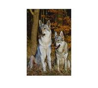 The Fascination of Wolfhounds,Jigsaw Puzzles Puzzles for Adults Kids. 1000 Piece Impossible Challenge Toy Educational Game Home Decoration for Adults& Kids Age 14 Years Up 1000pcs(75x50cm)-AP25