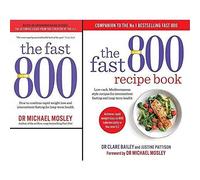 The Fast 800 & The Fast 800 Recipe 2 Book Set Collection