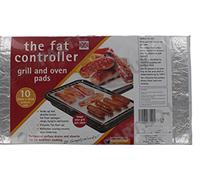 The Fat Controller Grill Pan & Oven Protective Grease Absorbant Tray Pads (Pack of 10, 35cm x 20cm)