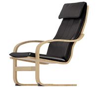 The Faux Leather Poang Chair Cover Replacement is Compatible for IKEA Poang Armchair Only. A Poang Slipcover Replacement. (Faux Leather Black Color)