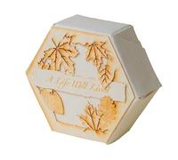 The Favorite Place® Burial Biodegradable Urn Box for Human Ashes by EARTH MEMORIALS Water Burial Urn (A Life Well Lived Mini, 12 Cubic Inches H-107)