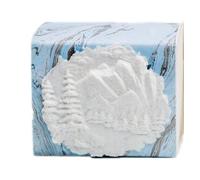 The Favorite Place® Burial Biodegradable Urn Box for Human Ashes by EARTH MEMORIALS Water Burial Urn (Mountains on Blue/Metallic Silver Paper, Small, 80 Cubic Inches 5”L x 4”W x 4”H)