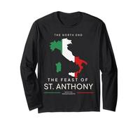 The Feast of St Anthony Boston MA North End Italian Festival Long Sleeve T-Shirt