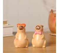 The Feel Good Club Capybara Salt & Pepper Pots in Light Brown The Feel Good Club Light Brown