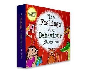 The Feelings and Behaviour Story Box - 10 Full Colour Illustrated Children's Books | Build Kindness, Honesty, Confidence, Calm, Friendship & Social Skills