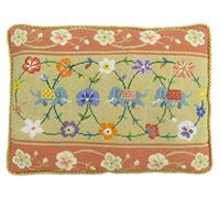 The Fei Collection Indian Elephants Antique Needlepoint Tapestry Kit