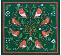 The Fei Collection Singing Robins Printed Needlepoint Tapestry Kit