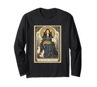 The Feline Empress Cat Lady Tarot Kitten Gifts for Women Long Sleeve T-Shirt
